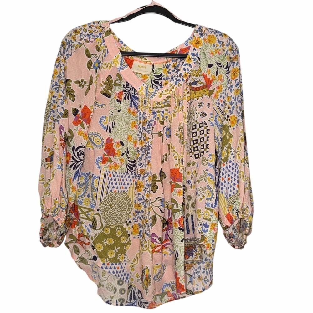 Maeve V Neck Blouse